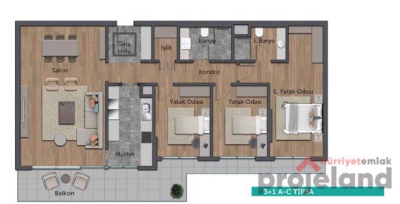 Daire, Mesa Çubuklu 28, İstanbul Hepsi Emlak Projeler